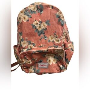 Cath Kidston Coral Floral Backpack